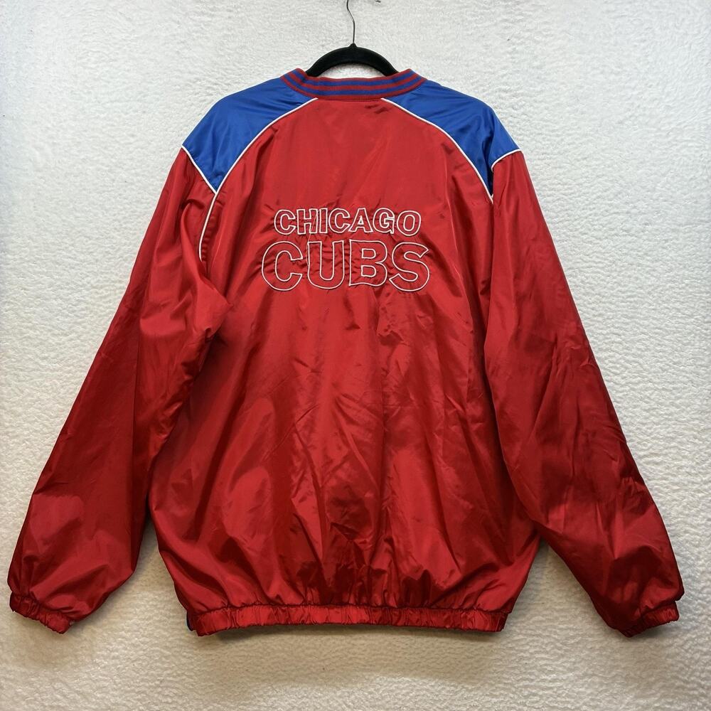 Chicago Cubs Jacket Mens XL Blue Red MLB Baseball Genuine Merchandise Pullover - Picture 2 of 10